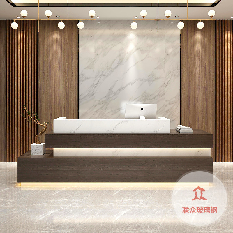 異形創(chuàng)意玻璃鋼烤漆前臺(tái)售樓部酒店接待前臺(tái)酒吧吧臺(tái)商場(chǎng)咨詢臺(tái)桌