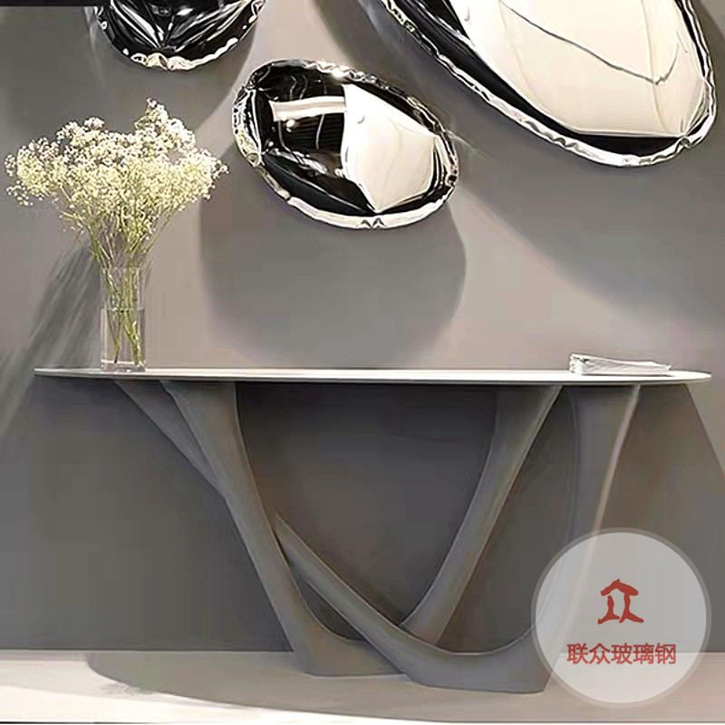烤漆前臺(tái)接待臺(tái)玻璃鋼現(xiàn)代迎賓臺(tái)創(chuàng)意弧形美容院吧臺(tái)收銀臺(tái)接待臺(tái)